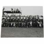 B&W Photo of Ten (10) Masters Champions w/ 1956 Image