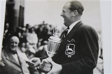 1950 Open Championship Bobby Locke B&W Photo