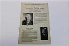 Rand Sportswriters Society Certificate To Bobby Locke