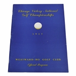1947 Chicago Victory National Golf Championship Program