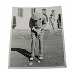 Circa 1950 Ben Hogan Practicing at Riviera B&W Alex Morrison Photo