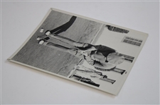 Circa 1950 Ben Hogan Practicing at Riviera B&W Alex Morrison Photo