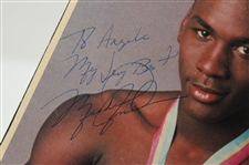 Michael Jordan Signed 1984 Magazine Page Of Jordan Wearing His Gold Medal JSA ALOA
