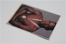 Michael Jordan Signed 1984 Magazine Page Of Jordan Wearing His Gold Medal JSA ALOA