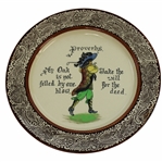 Vintage Royal Doulton Proverbs Ceramic Plate