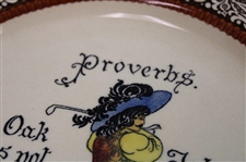 Vintage Royal Doulton 'Proverbs' Ceramic Plate