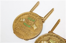 1974, 1977 & 1984 Western Golf Assoc. Pro-Am Badges/Clips - Tom Watson Winner