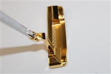 Tiger Woods Victory Gold Plated TE13 Newport Putter Won in 1998 for the Bellsouth Classic w/COA