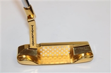 Tiger Woods Victory Gold Plated TE13 Newport Putter Won in 1998 for the Bellsouth Classic w/COA