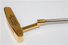 Tiger Woods Victory Gold Plated TE13 Newport Putter Won in 1998 for the Bellsouth Classic w/COA