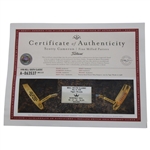 Tiger Woods Victory Gold Plated TE13 Newport Putter Won in 1998 for the Bellsouth Classic w/COA