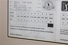 Champion Tiger Woods Signed 1998 Bellsouth Classic Official Used Scorecard - Framed