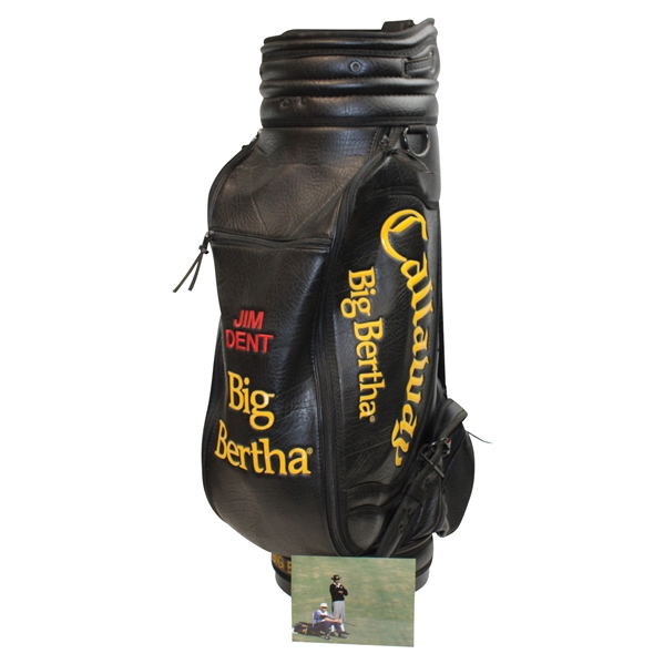 Jim Dent Personal Match Used Big Bertha Full Size Golf Bag w/Steve Williams Photomatch