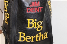 Jim Dent Personal Match Used Big Bertha Full Size Golf Bag w/Steve Williams Photomatch