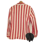 Vtg Bing Crosby National Pro-Am Red & White Striped Pendleton Wool Shirt w/Salver