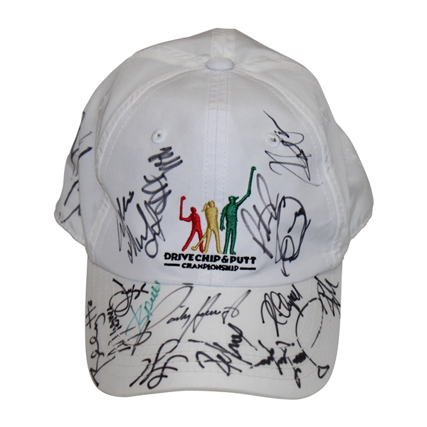 Jordan Spieth, Justin Thomas & others Signed Drive Chip & Putt Championship Hat JSA ALOA