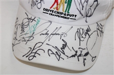 Jordan Spieth, Justin Thomas & others Signed Drive Chip & Putt Championship Hat JSA ALOA