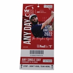 2022 Waste Management Open Anyday Full Ticket #137450 - Scottie Scheffler 1st PGA Win