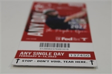 2022 Waste Management Open 'Anyday' Full Ticket #137450 - Scottie Scheffler 1st PGA Win