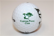 Pebble Beach Pro-Am Champs O' Meara, Kite & Irwin Signed Cypress Point Logo Golf Ball JSA ALOA