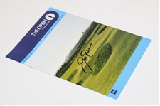 Jack Nicklaus Signed 2005 The Open Friday Pairing Guide - Last Major Round Ever Played  JSA ALOA