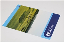 Jack Nicklaus Signed 2005 The Open Friday Pairing Guide - Last Major Round Ever Played  JSA ALOA