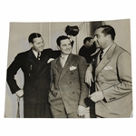 1935 Walter Hagen, Dick Arlen & Joe Hurst Cooling Off Photo
