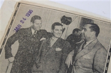 1935 Walter Hagen, Dick Arlen & Joe Hurst 'Cooling Off' Photo