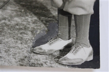 1931 Walter Hagen Sr. Instructing Walter Hagen Jr. at Pinehurst Photograph 