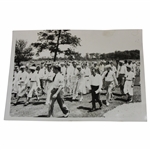 1933 Walter Hagen Walking Down Fairway At National Open Golf Championship