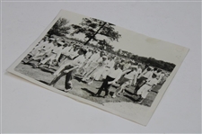 1933 Walter Hagen Walking Down Fairway At National Open Golf Championship