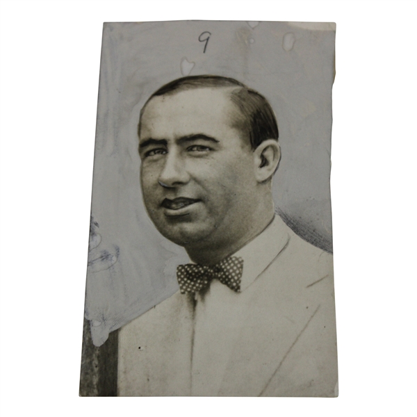 Walter Hagen Headshot Cardboard Photo