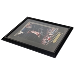 Michael Jordan Signed Dunking Oversized Photo - Framed UDA