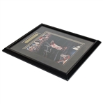 Michael Jordan Signed Dunking Oversized Photo - Framed UDA
