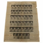 1933 The Sportsmans Pages Round with Bobby Jones in Pictures - 3 Iron Full Page