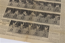 1933 The Sportsman's Pages 'Round with Bobby Jones in Pictures - 3 Iron' Full Page