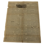 1933 The Sportsman's Pages 'Round with Bobby Jones in Pictures - 3 Iron' Full Page