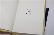 Two (2) Herbert Warren Wind Signed Classic Of Golf Books
