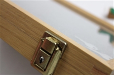 Wood And Glass Display And Stand