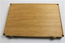 Wood And Glass Display And Stand