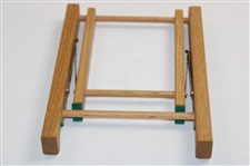 Wood And Glass Display And Stand