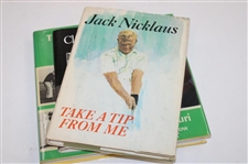 Nicklaus, Venturi, & Crenshaw Signed 3 Book Lot JSA ALOA