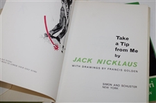 Nicklaus, Venturi, & Crenshaw Signed 3 Book Lot JSA ALOA