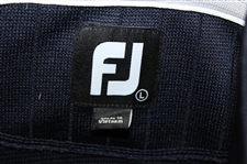 Paul Azinger's Personal Official NBC Sports FootJoy Drop Needle Half Zip Navy Golf Shirt