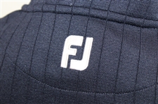 Paul Azinger's Personal Official NBC Sports FootJoy Drop Needle Half Zip Navy Golf Shirt