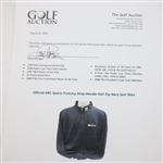 Paul Azinger's Personal Official NBC Sports FootJoy Drop Needle Half Zip Navy Golf Shirt
