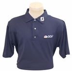 Paul Azingers Personal Official NBC Sports FootJoy Stretched Pique Navy Golf Shirt
