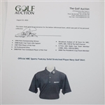 Paul Azinger's Personal Official NBC Sports FootJoy Stretched Pique Navy Golf Shirt