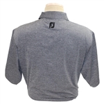 Paul Azinger's Personal Official NBC Sports FootJoy Lisle Accent Heather Black Golf Shirt