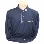 Paul Azingers Personal Official NBC Sports FootJoy L/S Sun Protection Navy Golf Shirt